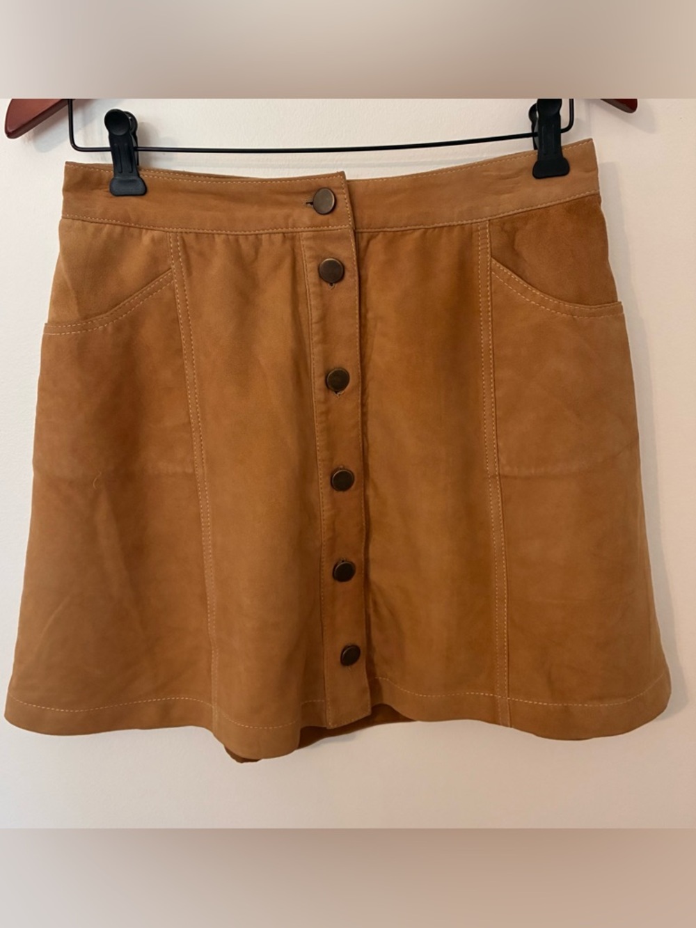 Vintage Stetson Suede Mini Skirt